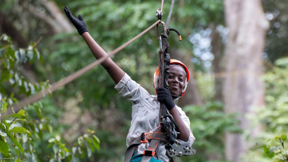 Zip Lining in Mabira Forest